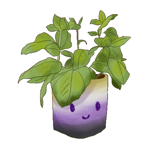 Pride Plant Sticker by Contextual.Matters