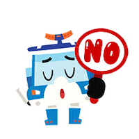 Police No Sticker by Robocar POLI
