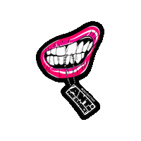 Mouth Tooth Sticker by jão peitas