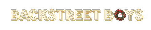 A Very Backstreet Christmas Sticker by BACKSTREET BOYS