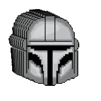 Boba Fett Pixel Sticker
