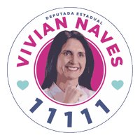 vivianalbernaznaves deputada 11111 anapolis vivian naves Sticker