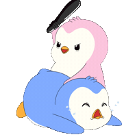 Fight Fighting Sticker by Pudgy Penguins