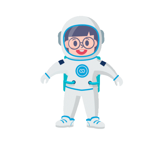 Happy Space Sticker by SIRCLO