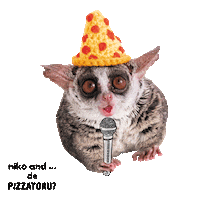 nikoand_official bushbaby ニコアンド nikoand pizzatoru Sticker