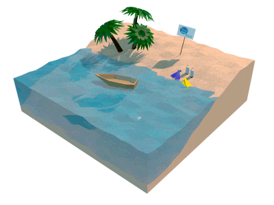 beach STICKER