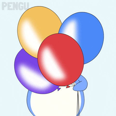 Happy Birthday Party GIF by Pudgy Penguins