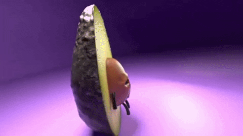 franz1 giphygifmaker animation sad avocado GIF