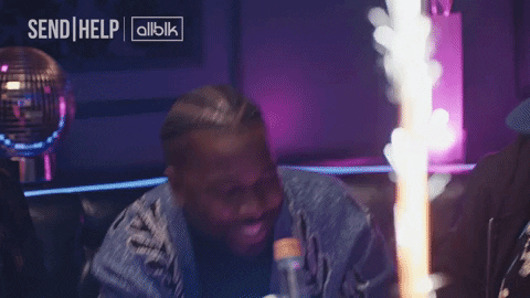 Life Of The Party Cheers GIF by ALLBLK