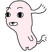 Kangsazang dog run 달리기 개 Sticker