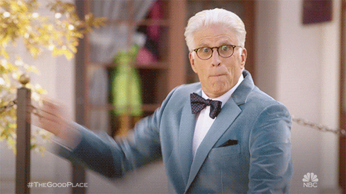 Ted Danson Wow GIF by The Good Place