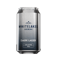 Whitelakes beer dark craftbeer lager Sticker