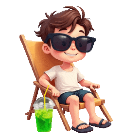 Summer Beach Sticker