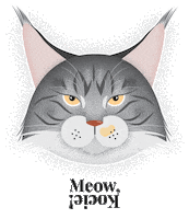 Maine Coon Cat Sticker