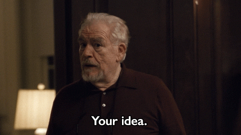 Hbo Your Idea GIF by SuccessionHBO