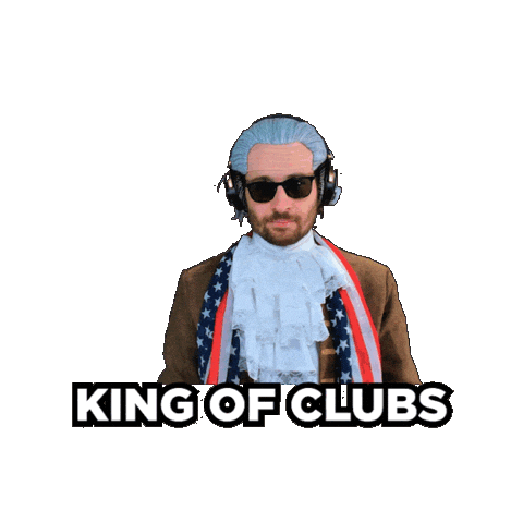 King Of Clubs Sticker