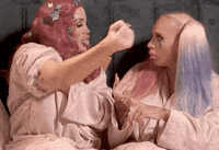 SlagWars punch fist shove slag wars GIF