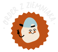 Ziemniaki Sticker by Anna Sudoł
