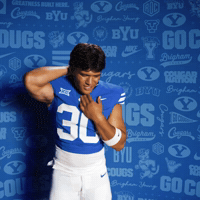 Byu Football Go Cougs GIF by BYU Cougars