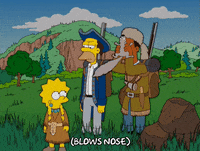 scared lisa simpson GIF