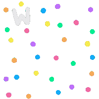 Rainbow Celebrating Sticker