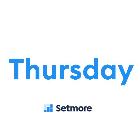 Thursday Sticker by Setmore