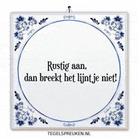 Rust Wijsheid GIF by Tegelspreuken.nl