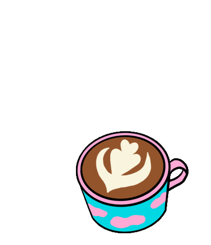 Coffee Cafe Sticker by Lara Paulussen