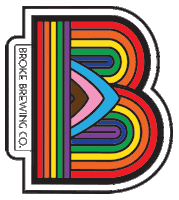 Rainbow Pride Sticker by Broke Brewing Co.