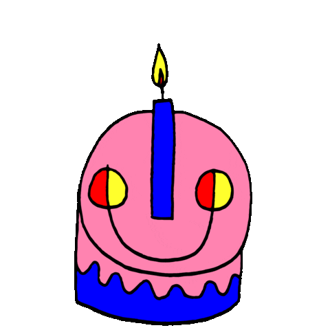 Birthday Cake Sticker