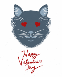 Kitty Love GIF by EleMcKayArtist