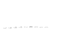 lunarstruc white aesthetic line stitch Sticker