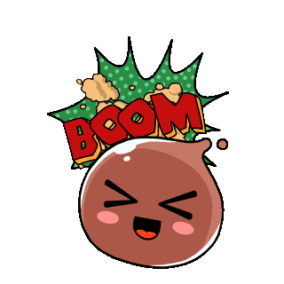 Angry Fire Sticker