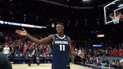 GonzagaBulldogs smile celebration basketball handshake GIF