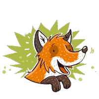 Fox Think Sticker by Carlsen Kinderbuch