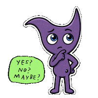 Yes No Sticker by CwaZyVerse