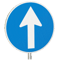 Arrows Go Sticker by Autoscuola Bacchi