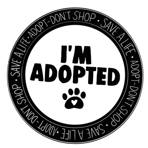 Adopt Animal Rescue Sticker