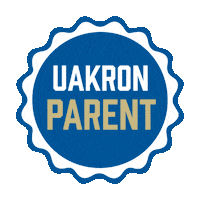 Uakron Sticker by The University of Akron