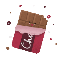 wishmewiz food yummy chocolate snack Sticker