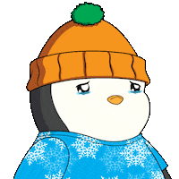 Sad Its Over Sticker by Pudgy Penguins