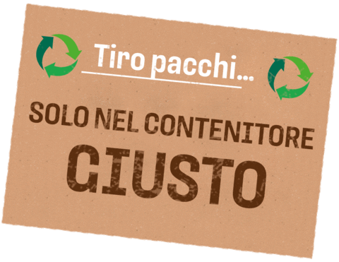 comieco giphyupload postit pacco pacchi Sticker