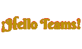Teams Hello Sticker
