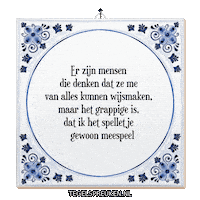 Humor Sarcasme Sticker by Tegelspreuken.nl