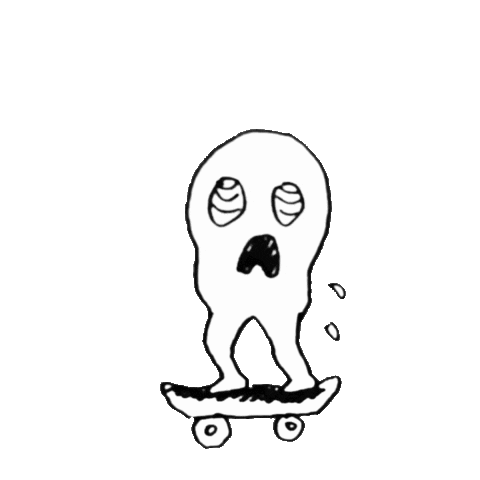 Skate Doodle Sticker