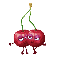 MiWadi_Ireland cherry create your own miwadi miway Sticker