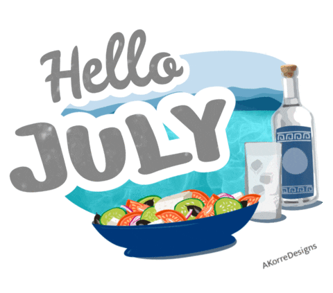 Greek Summer Sticker