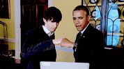 Barack Obama Fist Bump GIF