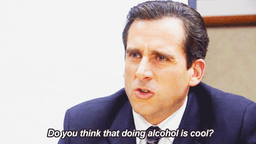 drunk the office GIF