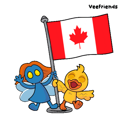 Canadian World Sticker by VeeFriends